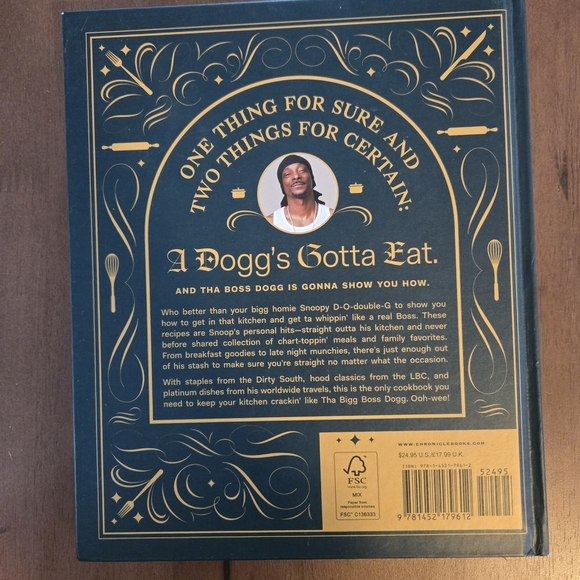 Snoop Dogg From Crook to Cook Cookbook Hard Cover - Picture 2 of 5